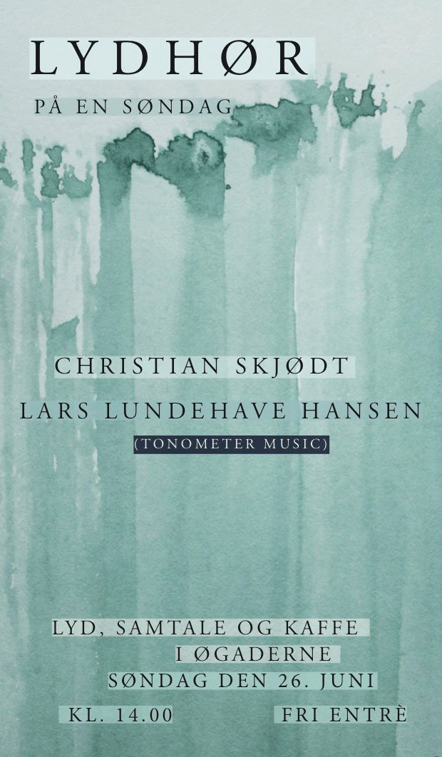 Lydhør På En Søndag, Tonometer, Lars Lundehave Hansen, Christian Skjødt